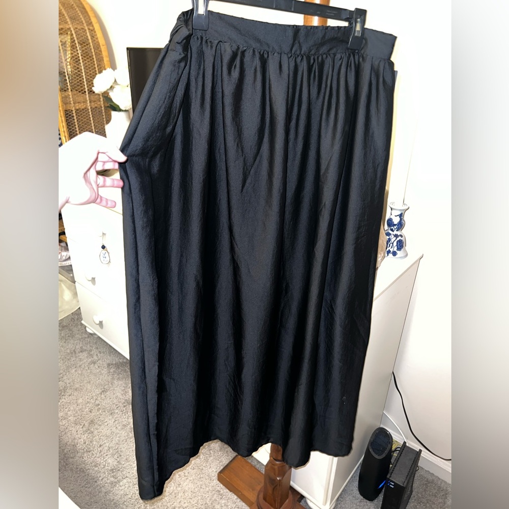 Elegant Black Maxi Skirt